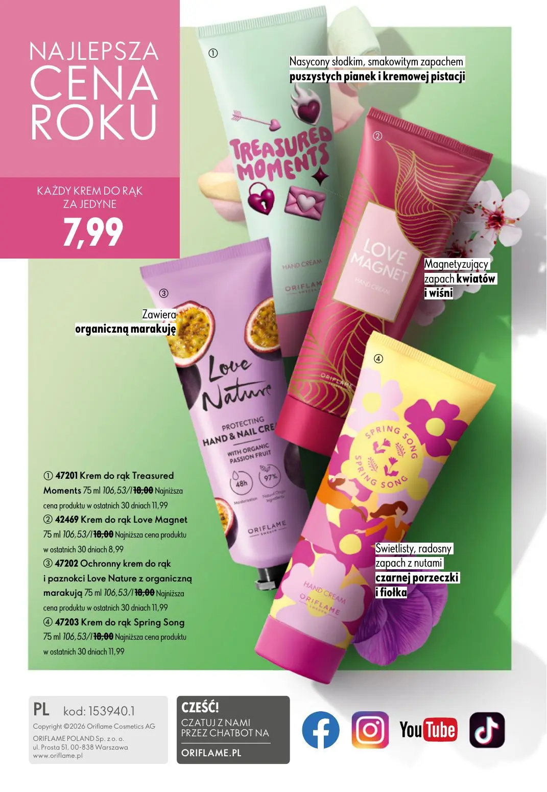 gazetka promocyjna ORIFLAME Wystarczy dodać mgiełkę! - Strona 148