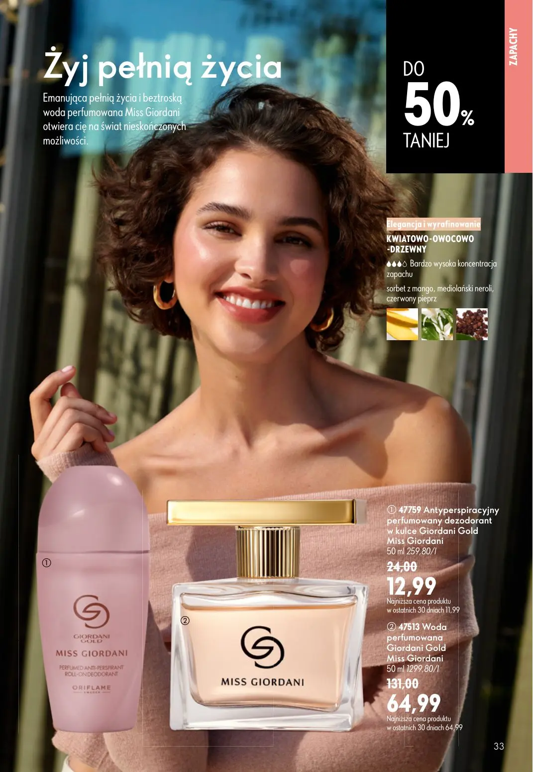 gazetka promocyjna ORIFLAME Wystarczy dodać mgiełkę! - Strona 33