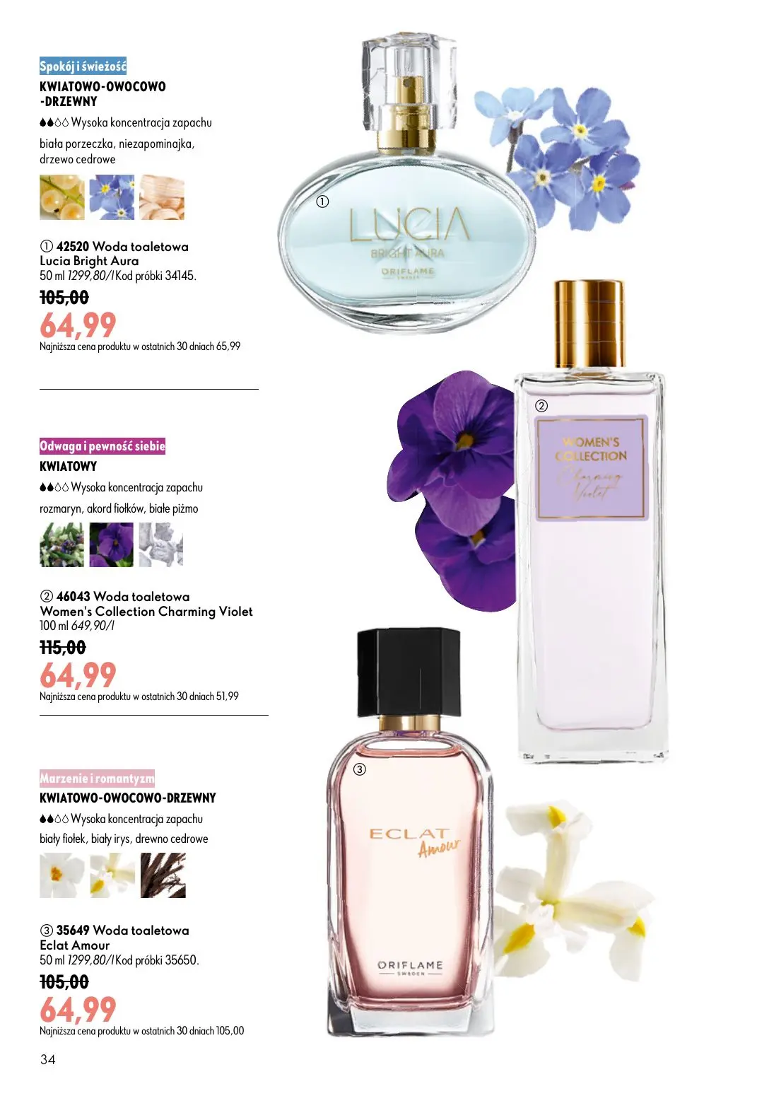 gazetka promocyjna ORIFLAME Wystarczy dodać mgiełkę! - Strona 34