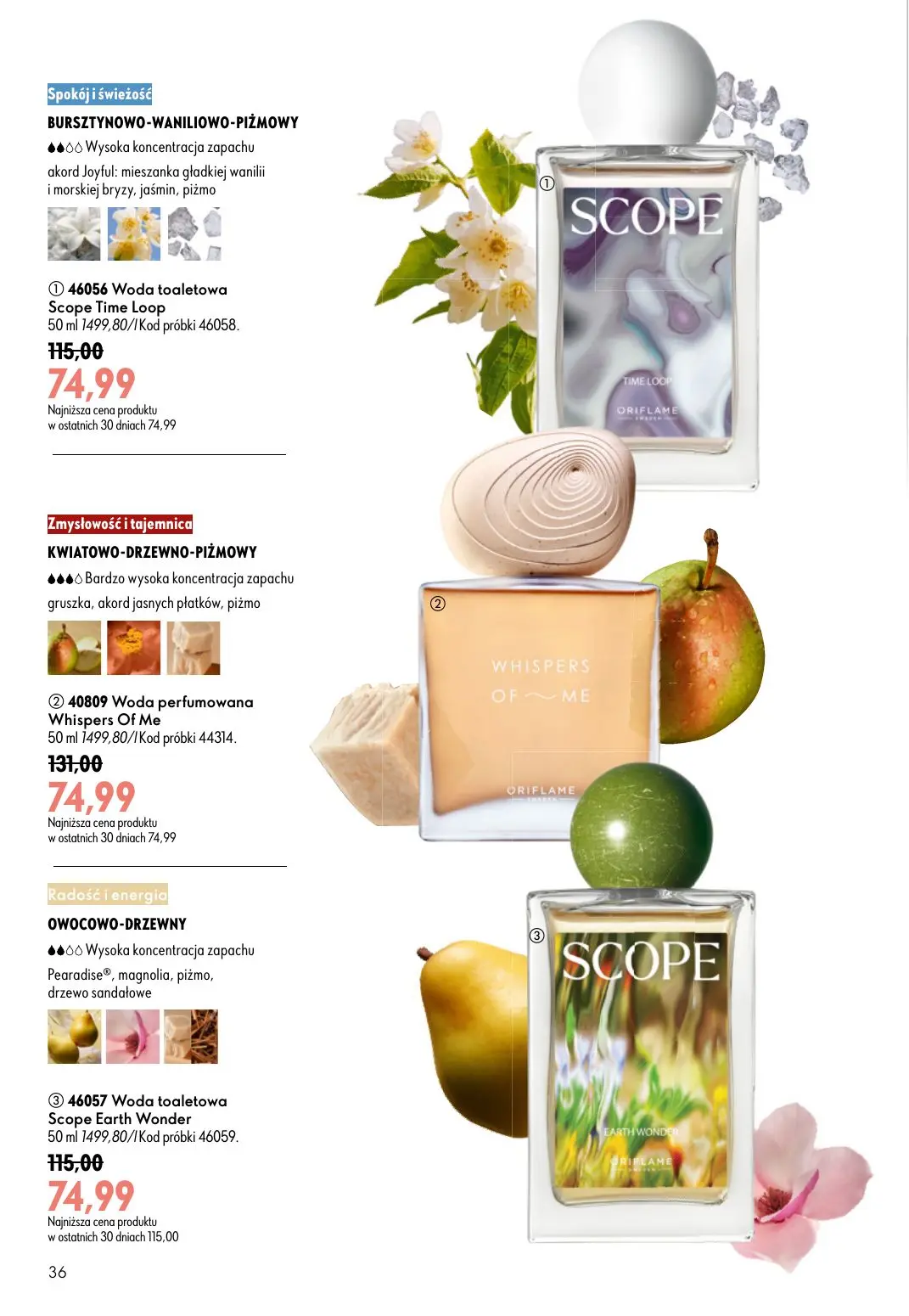 gazetka promocyjna ORIFLAME Wystarczy dodać mgiełkę! - Strona 36