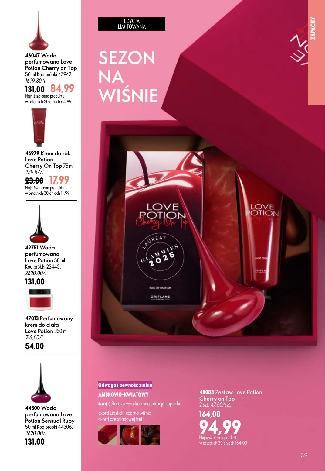 gazetka promocyjna ORIFLAME Wystarczy dodać mgiełkę! - Strona 39