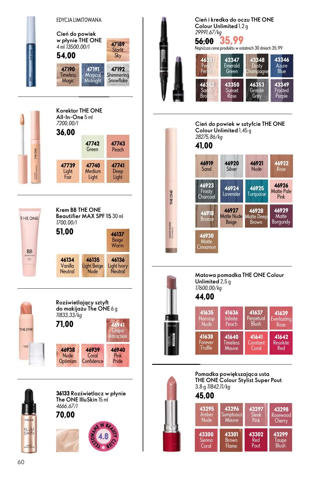 gazetka promocyjna ORIFLAME Wystarczy dodać mgiełkę! - Strona 60