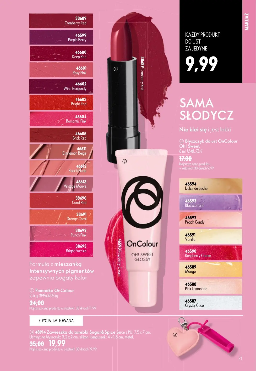 gazetka promocyjna ORIFLAME Wystarczy dodać mgiełkę! - Strona 71