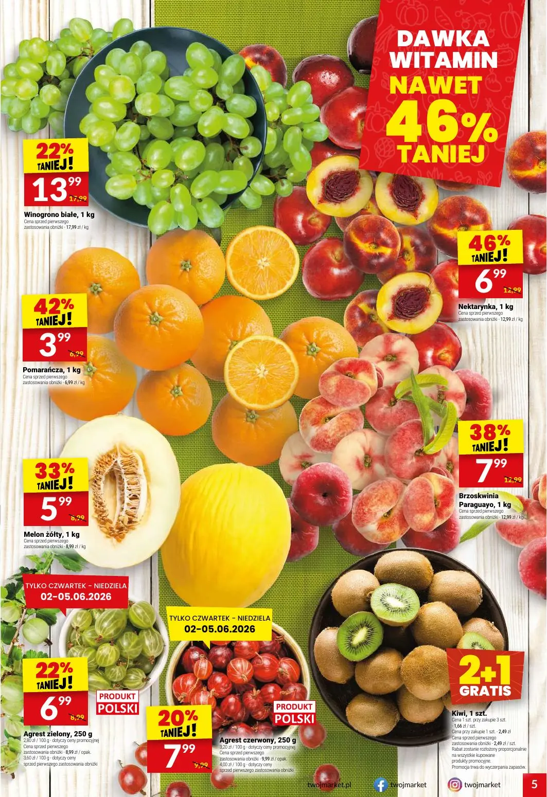 gazetka promocyjna Twój Market  - Strona 5