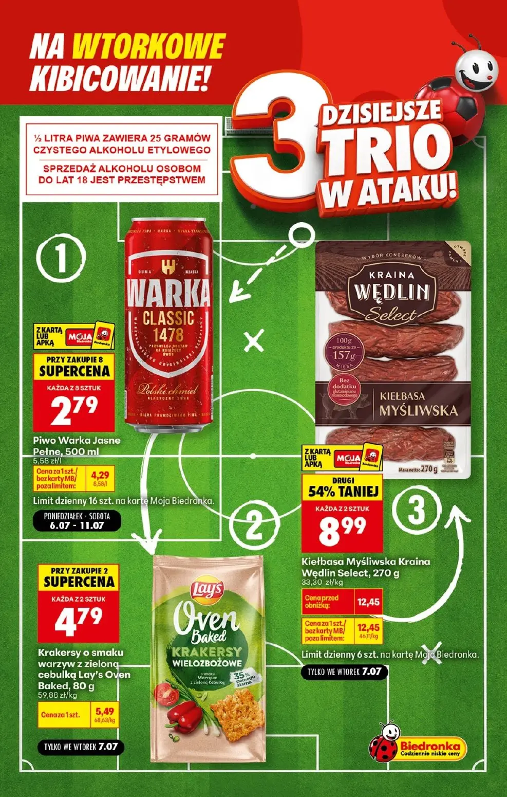 gazetka promocyjna Biedronka Wtorkowe kibicowanie - Strona 3