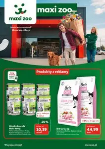 Gazetka promocyjna Maxi Zoo, ważna od 2026-06-18 do 2026-07-08.
