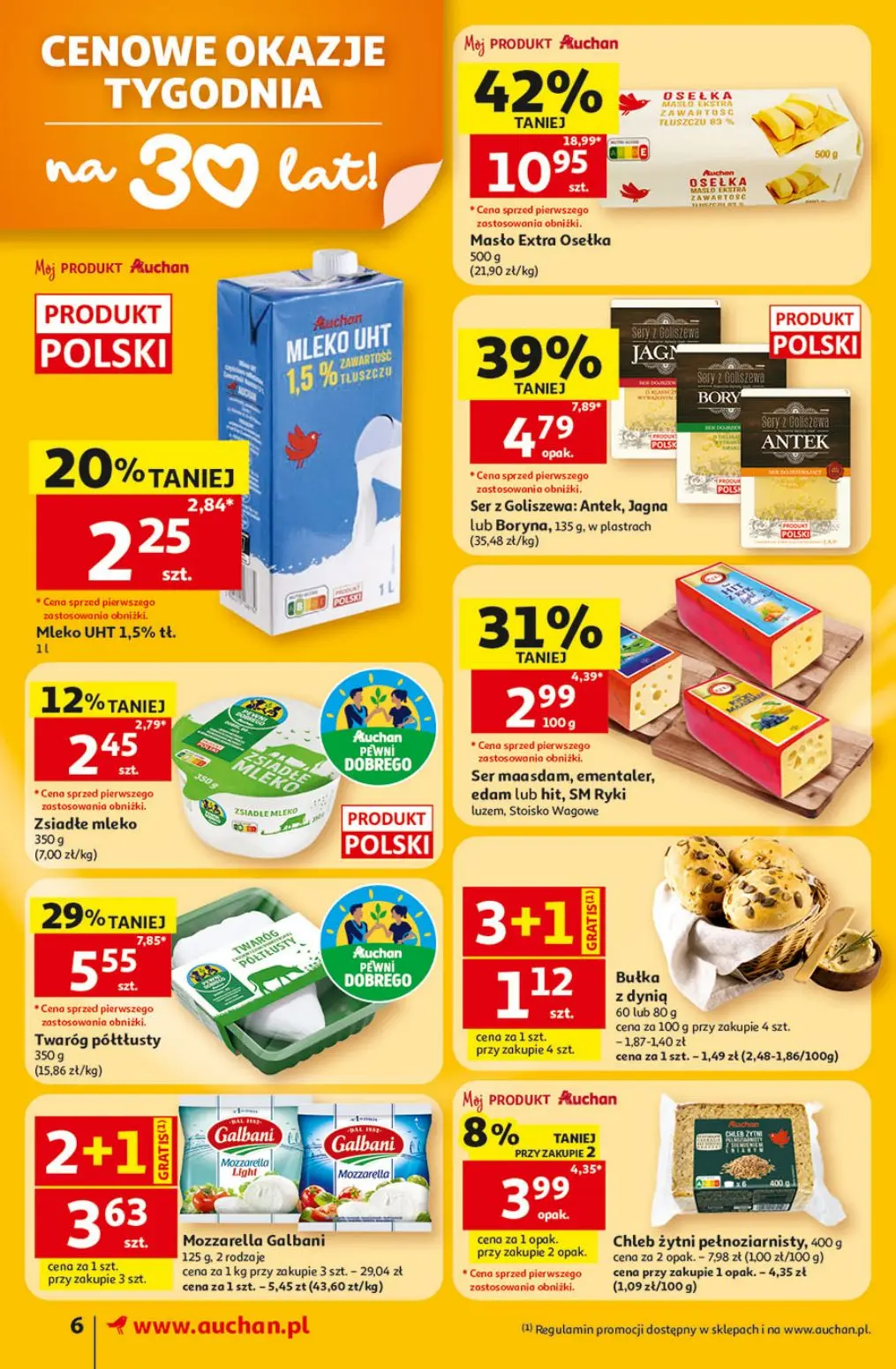 gazetka promocyjna Auchan Supermarket Oszczędni zawsze wypatrzą okazje - Strona 6