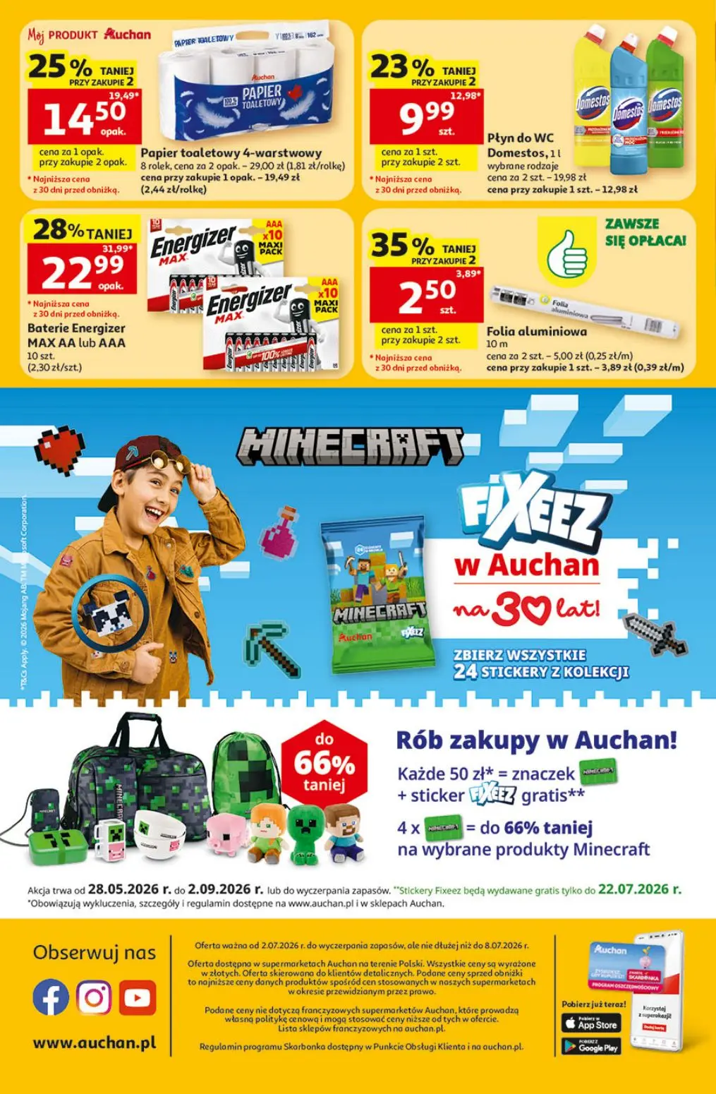 gazetka promocyjna Auchan Supermarket Oszczędni zawsze wypatrzą okazje - Strona 8