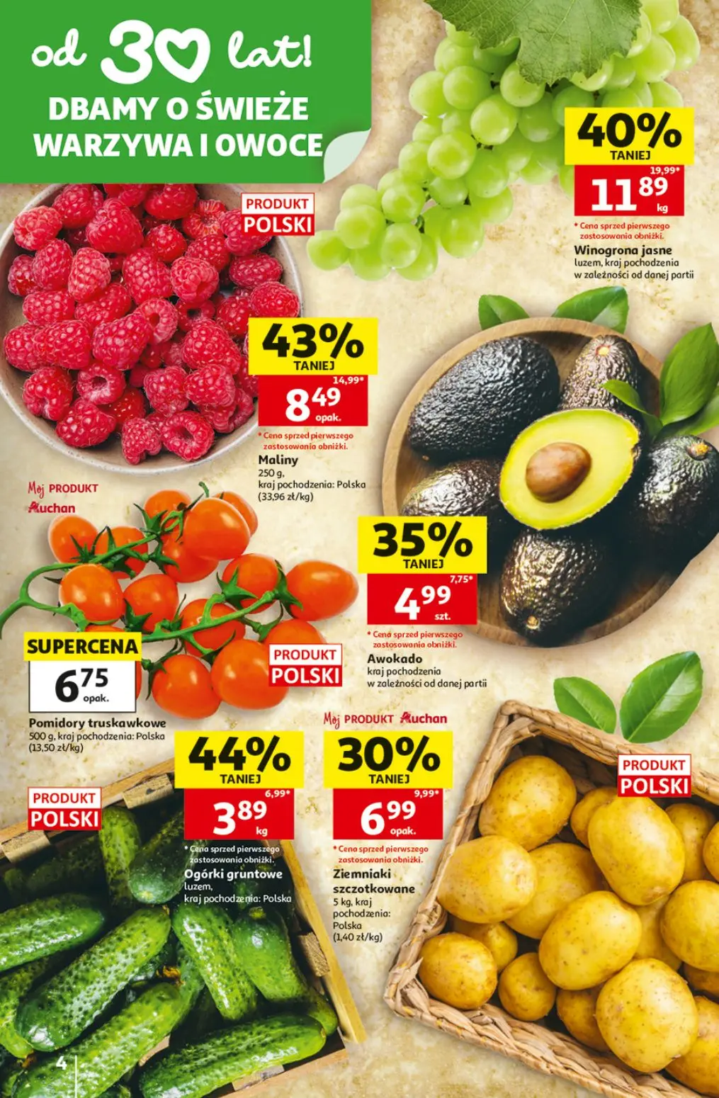 gazetka promocyjna Auchan Oszczędni zawsze wypatrzą okazje - Strona 4