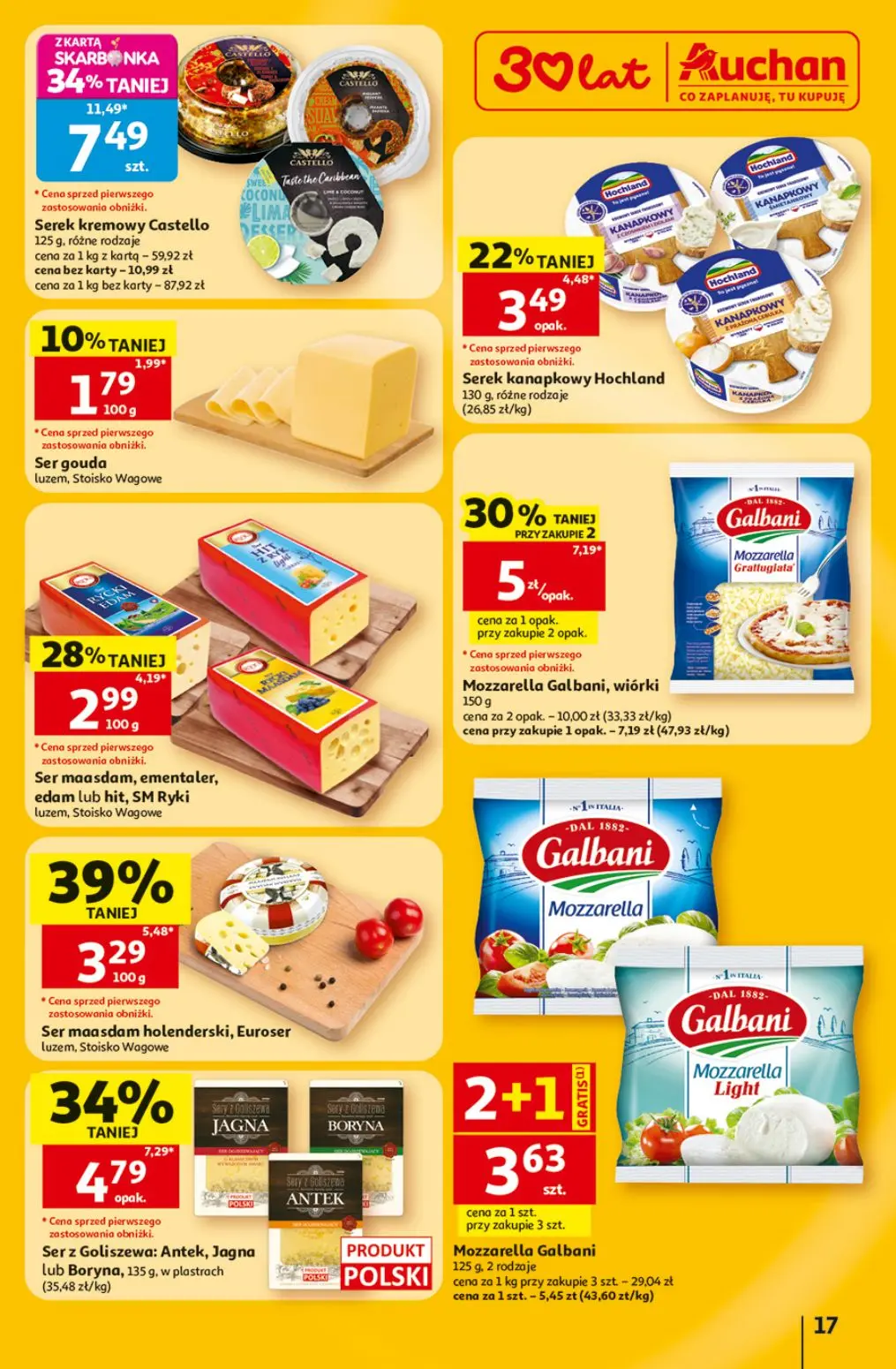 gazetka promocyjna Auchan Oszczędni zawsze wypatrzą okazje - Strona 17