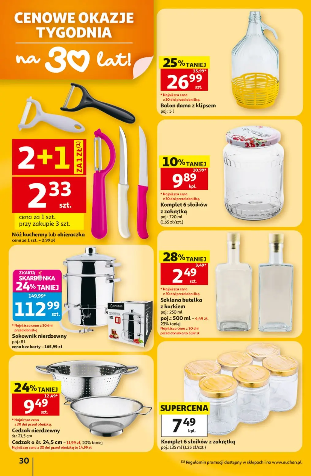 gazetka promocyjna Auchan Oszczędni zawsze wypatrzą okazje - Strona 30