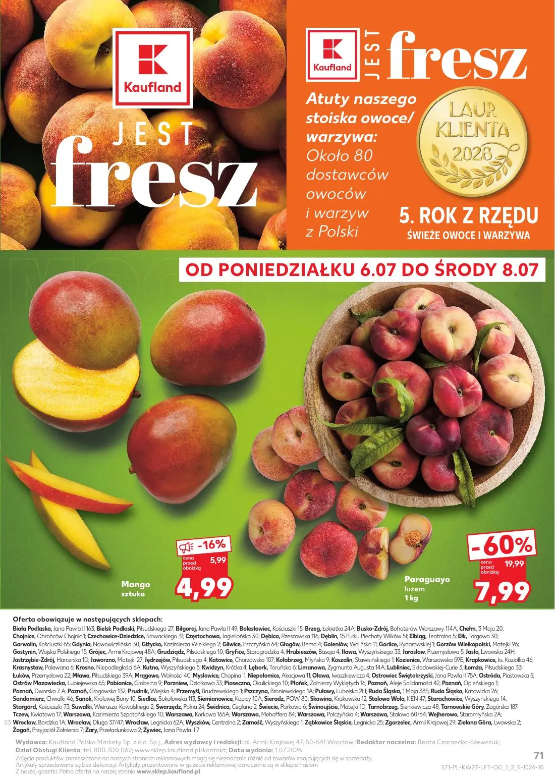 gazetka promocyjna Kaufland Od czwartku - Strona 71