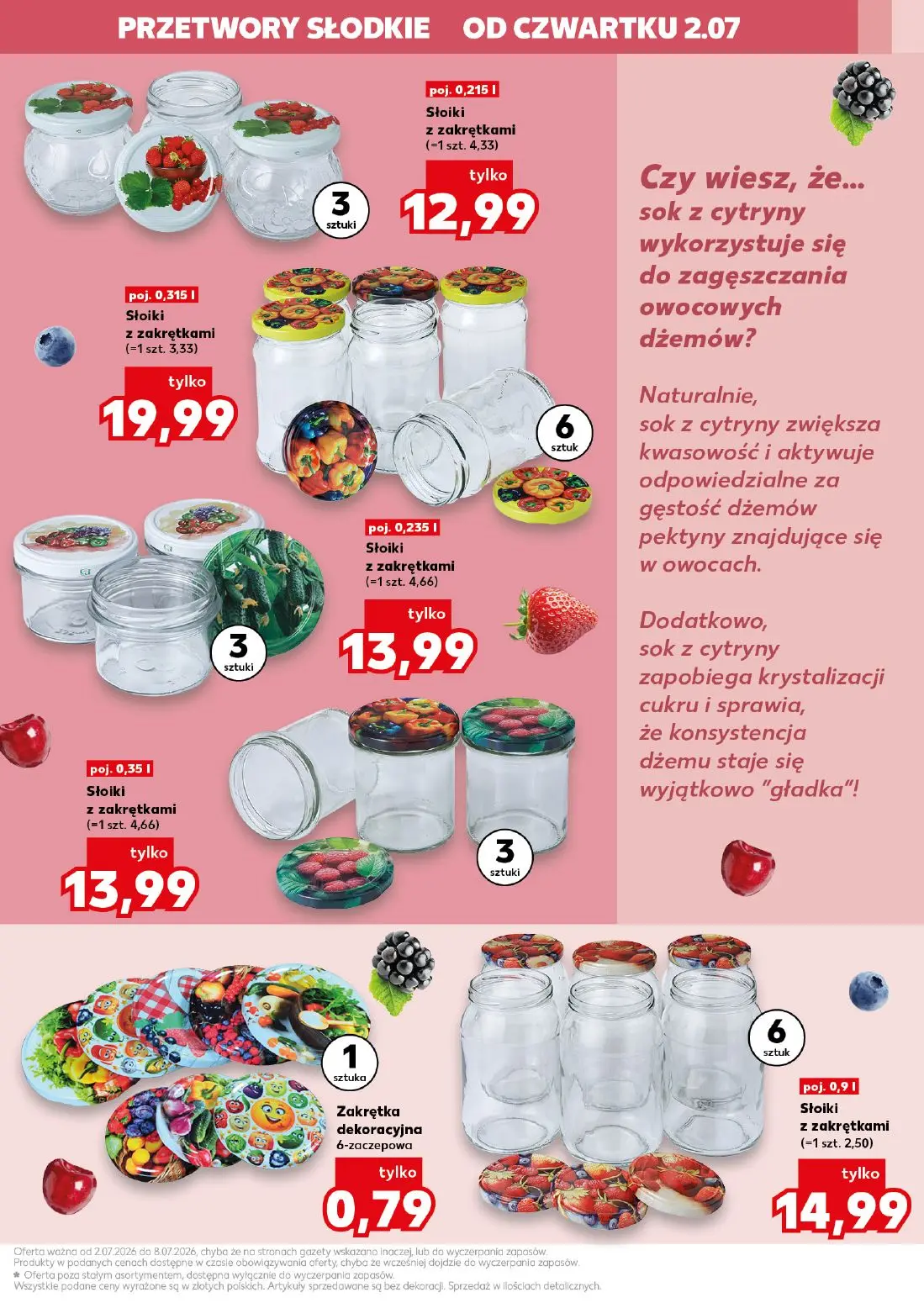 gazetka promocyjna Kaufland Kocham przetwory - Strona 3