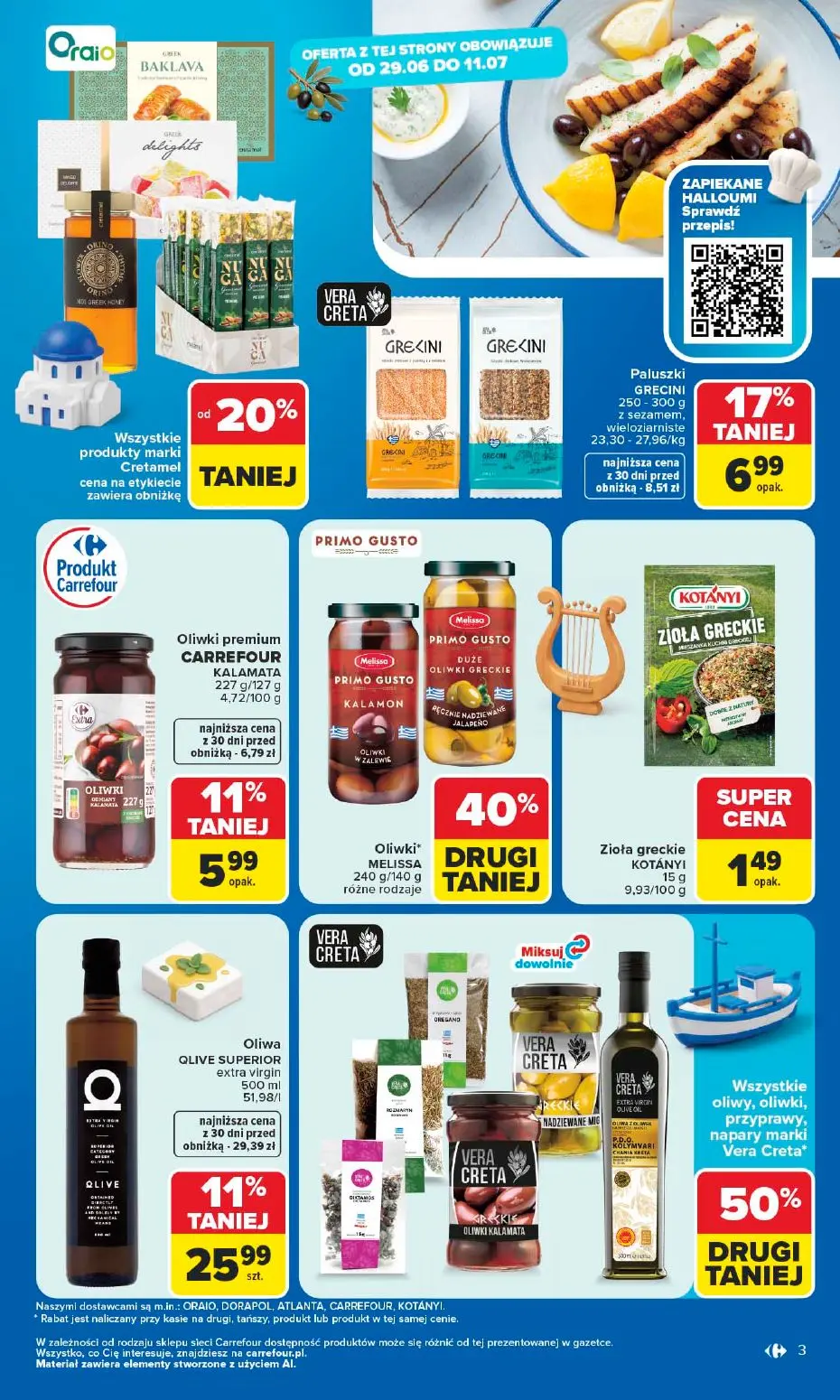 gazetka promocyjna Carrefour Kuchnia Śródziemnomorska - Strona 3
