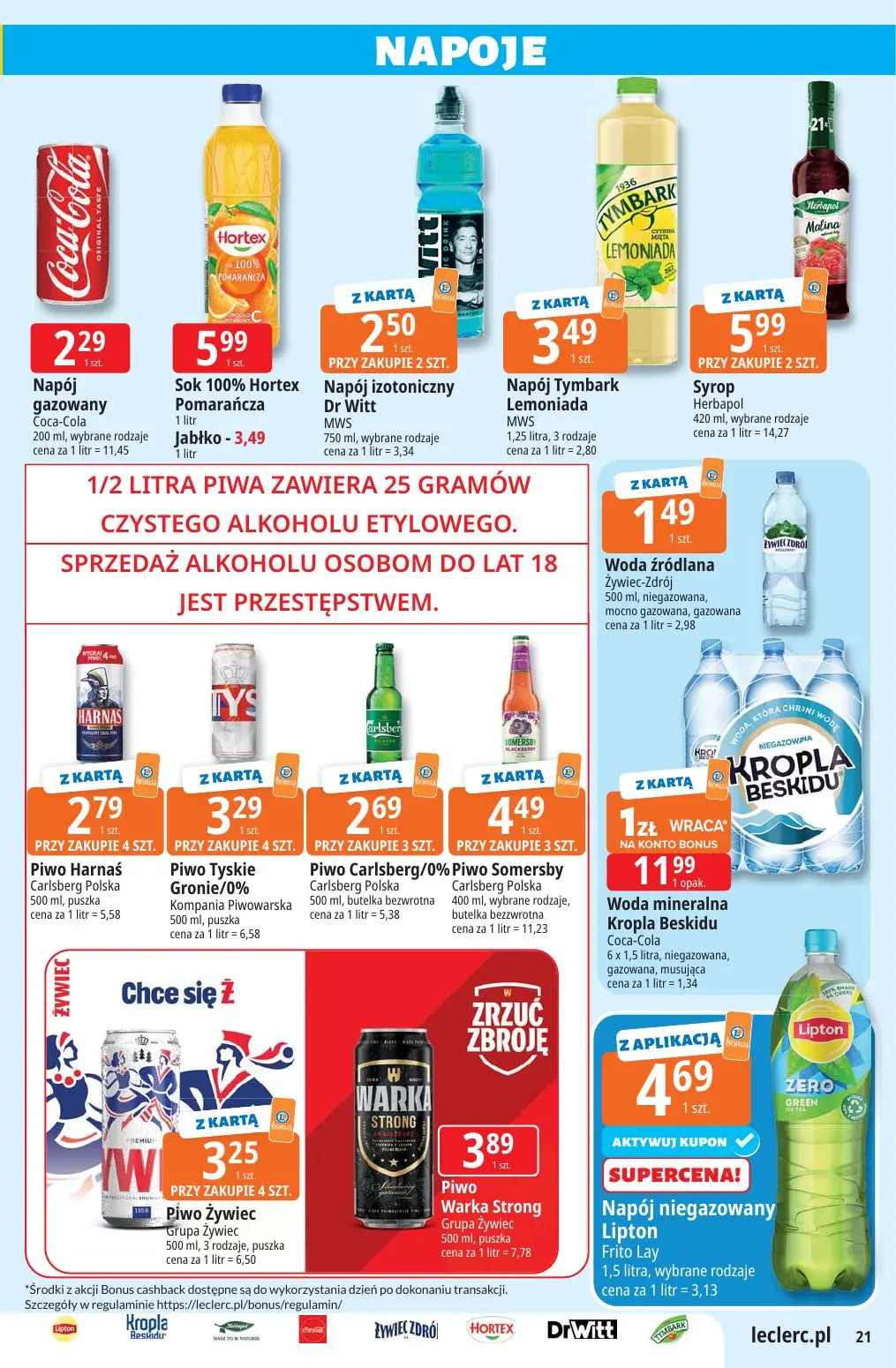 gazetka promocyjna E.Leclerc Od wtorku - Strona 21
