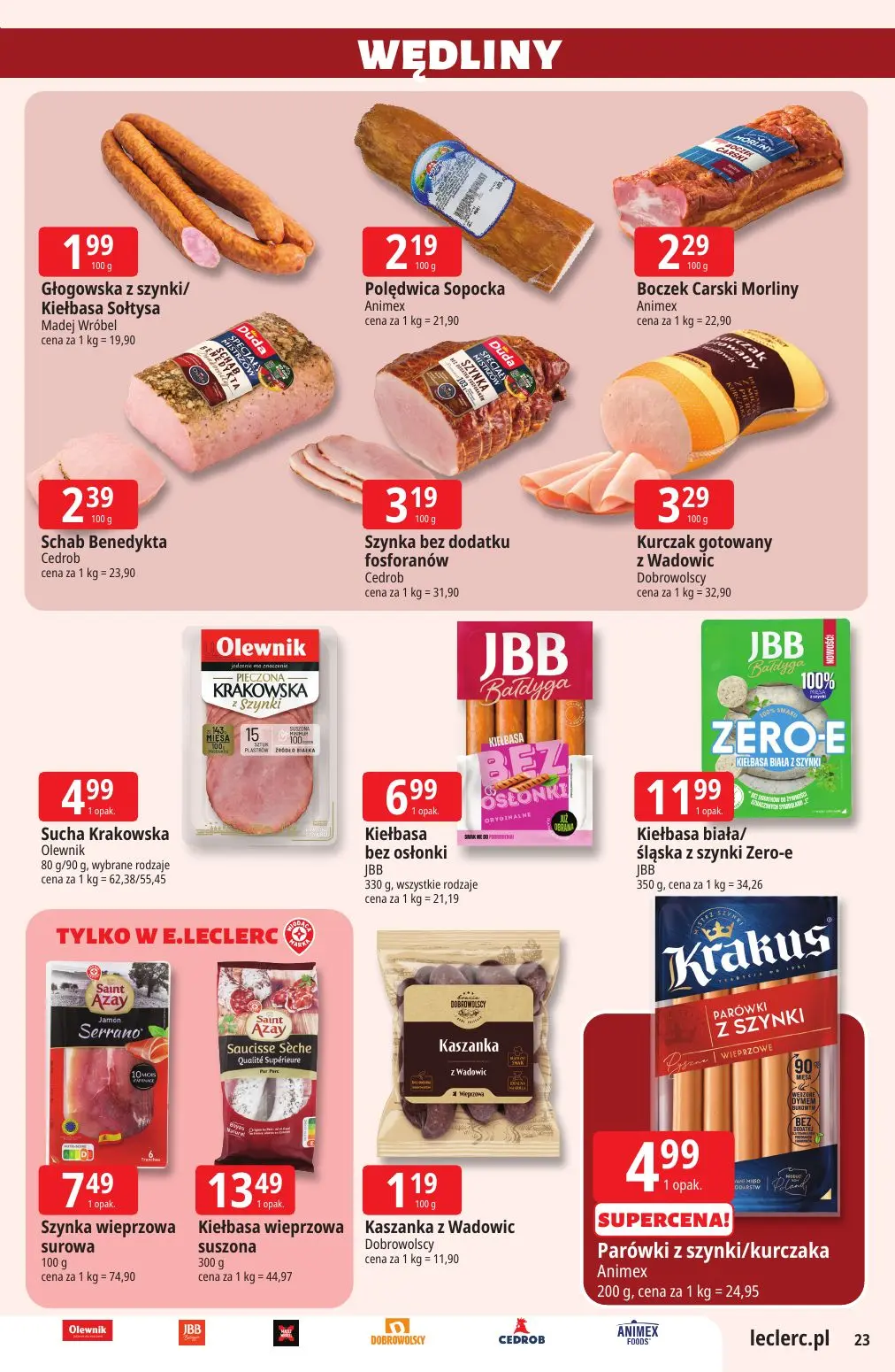 gazetka promocyjna E.Leclerc Od wtorku - oferta rozszerzona - Strona 23