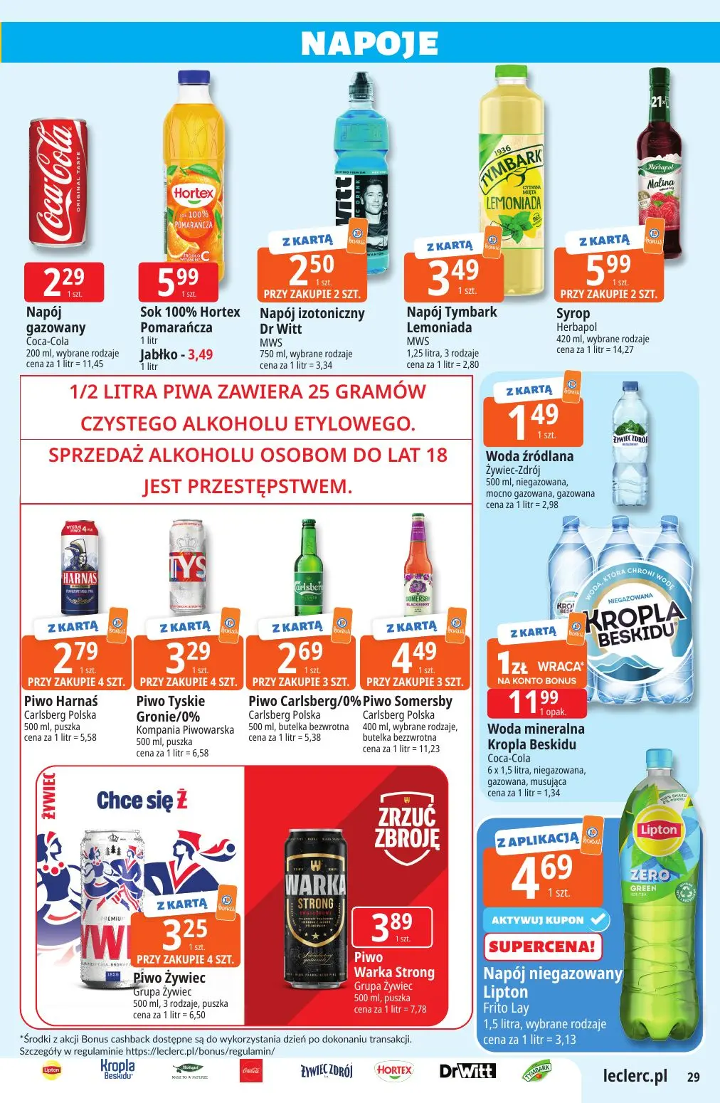 gazetka promocyjna E.Leclerc Od wtorku - oferta rozszerzona - Strona 29