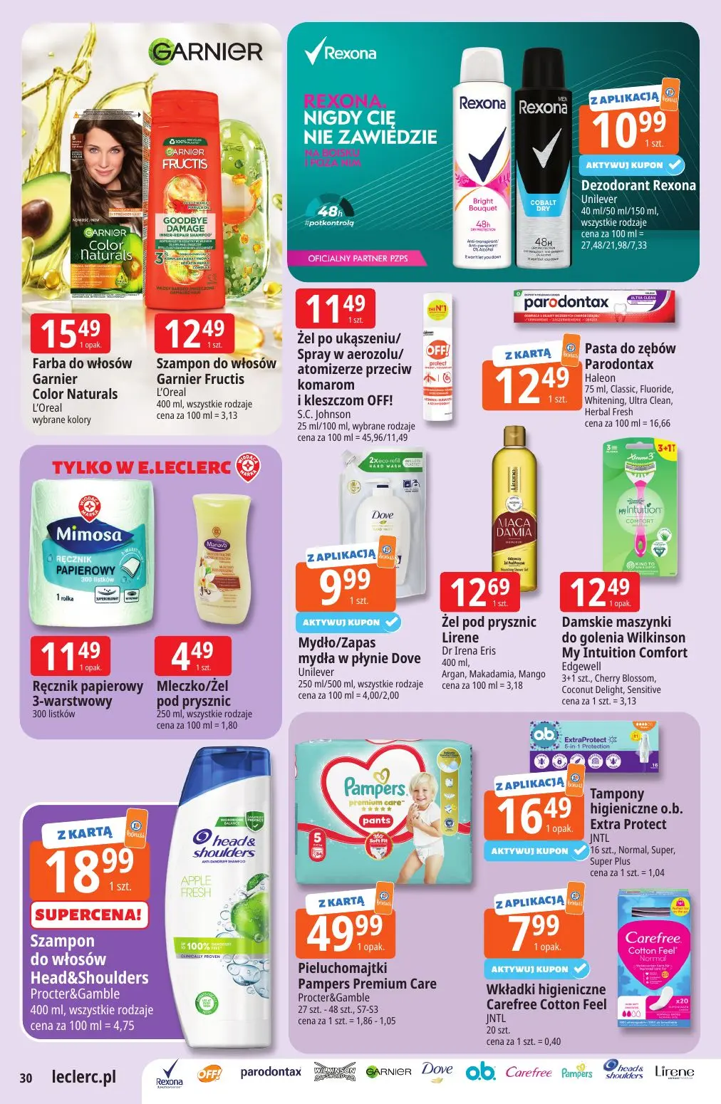 gazetka promocyjna E.Leclerc Od wtorku - oferta rozszerzona - Strona 30
