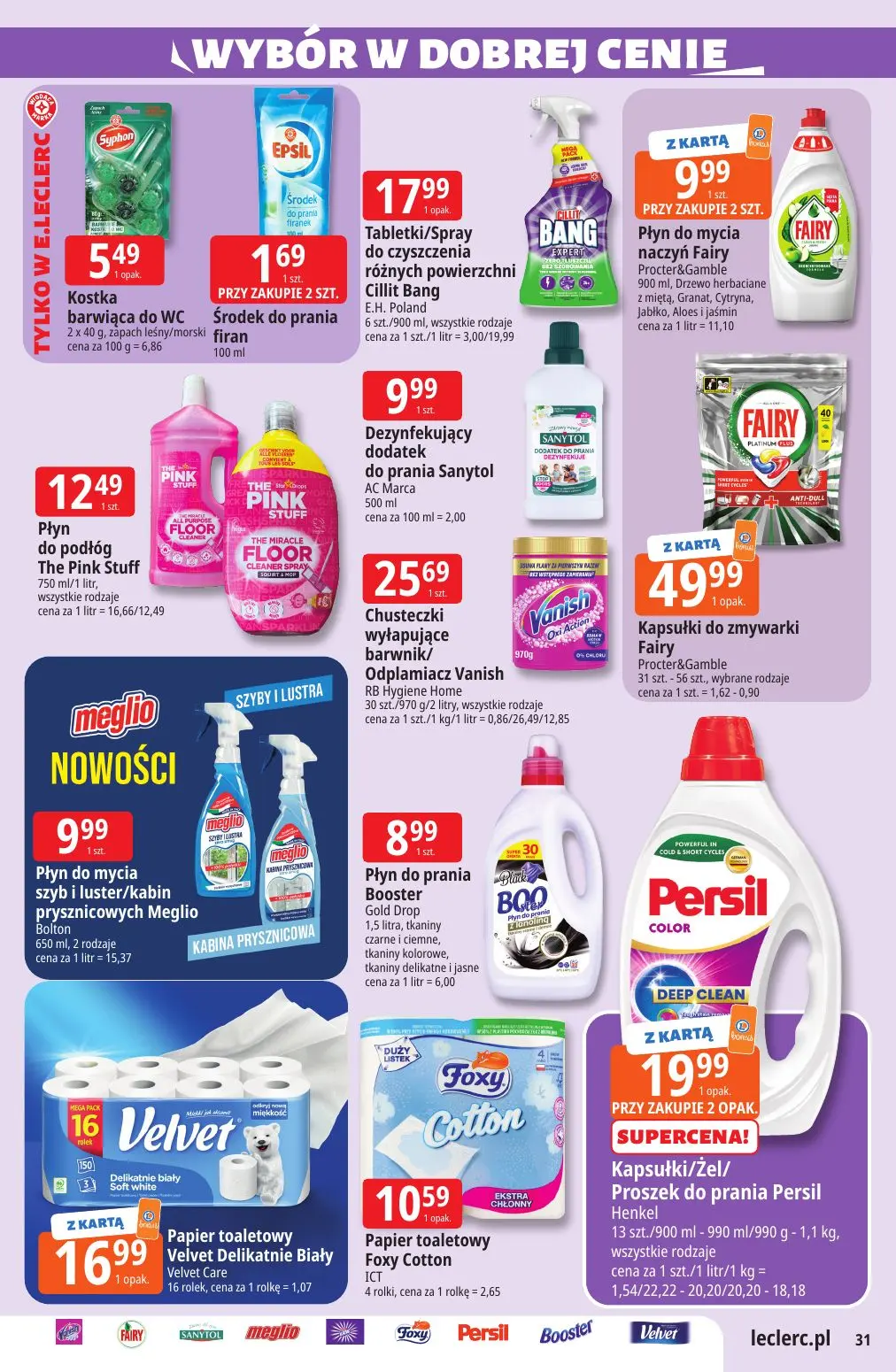 gazetka promocyjna E.Leclerc Od wtorku - oferta rozszerzona - Strona 31