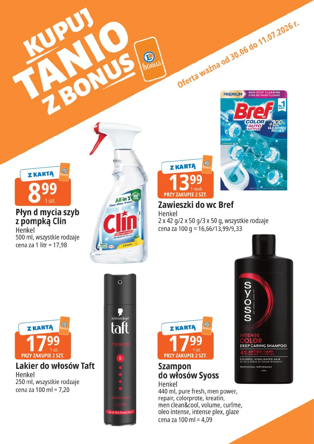 gazetka promocyjna E.Leclerc Tanio z Bonusem - Strona 18