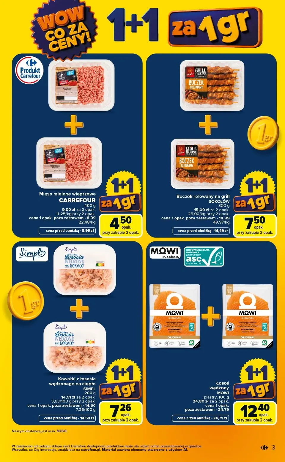 gazetka promocyjna Carrefour Market Wow co za ceny! - Strona 3