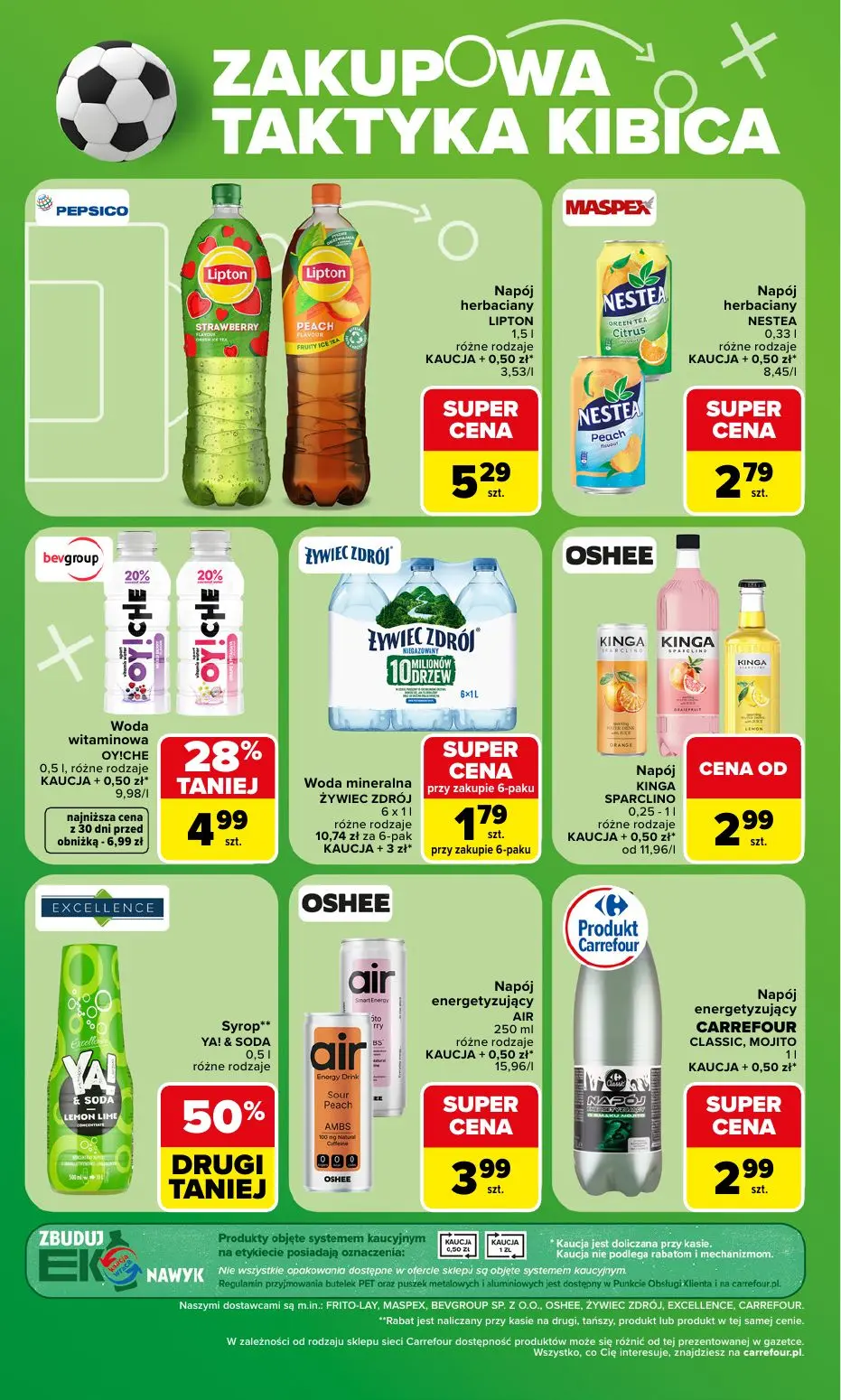 gazetka promocyjna Carrefour Market Zakupowa taktyka kibica - Strona 2