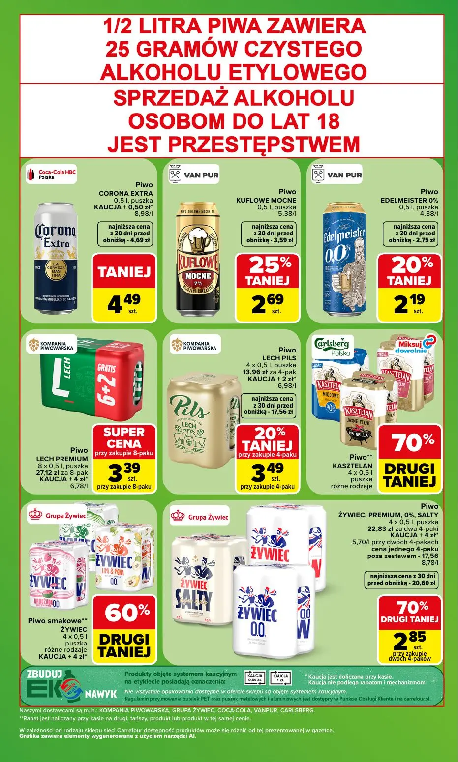 gazetka promocyjna Carrefour Market Zakupowa taktyka kibica - Strona 5