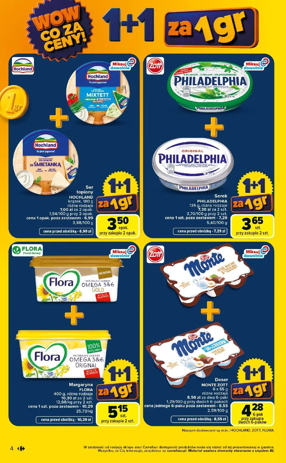 gazetka promocyjna Carrefour WOW co za ceny! - Strona 4