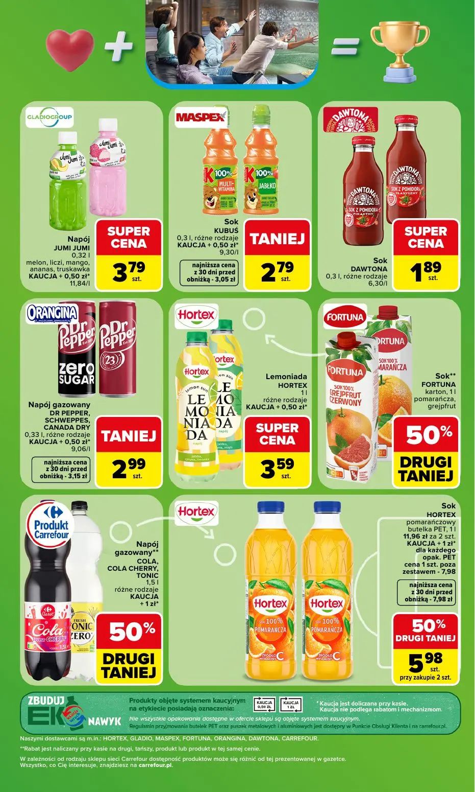 gazetka promocyjna Carrefour Zakupowa taktyka kibica - Strona 3