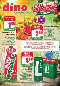 Gazetka promocyjna dino, ważna od 2026-07-10 do 2026-07-11.