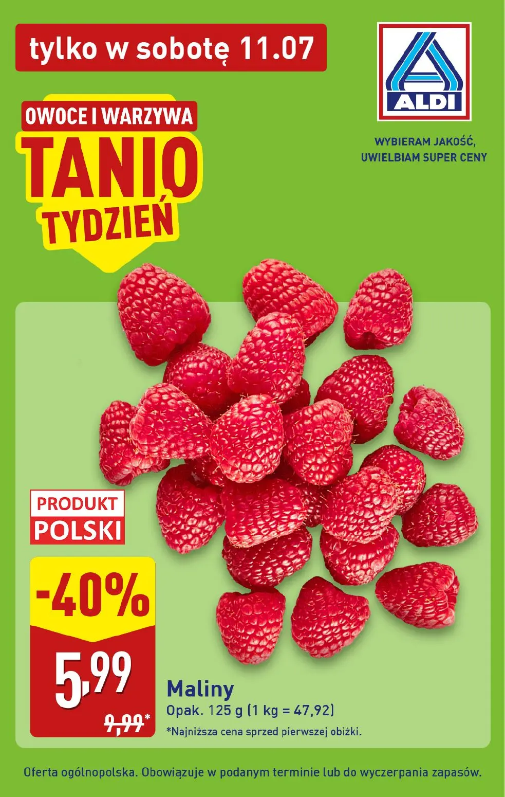gazetka promocyjna ALDI Tylko w SOBOTĘ - Strona 4