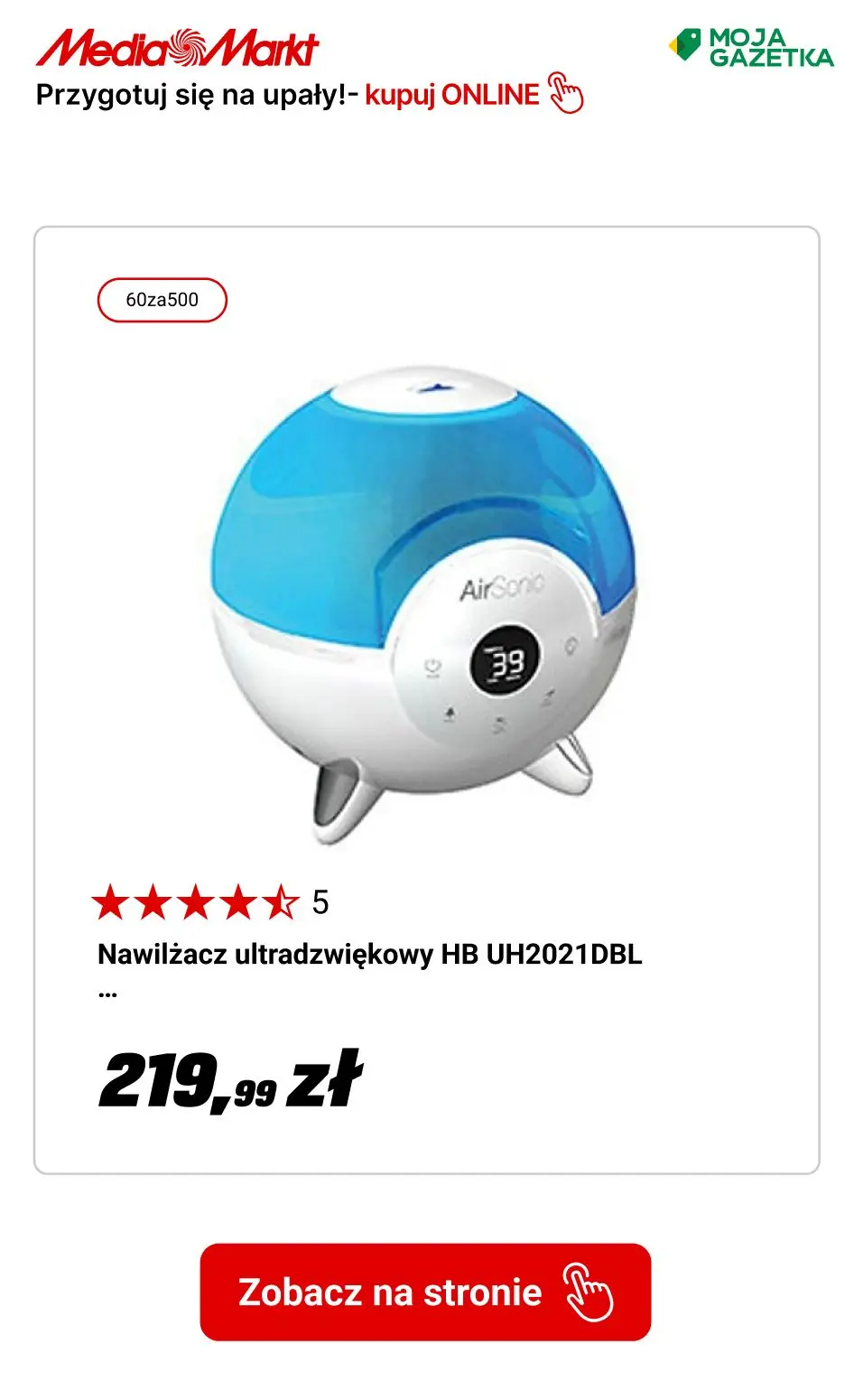 gazetka promocyjna Media Markt Przygotuj się na upały z najlepszym sprzętem! - Strona 8