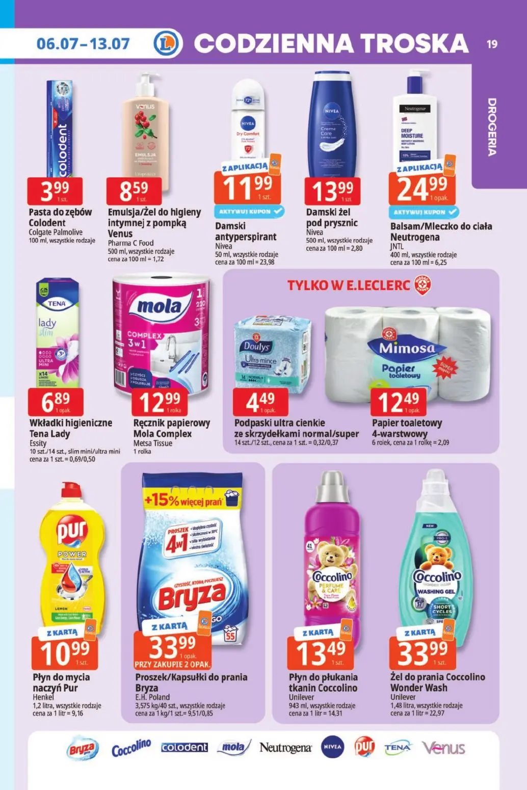 gazetka promocyjna E.Leclerc Tanio to tu - Strona 19