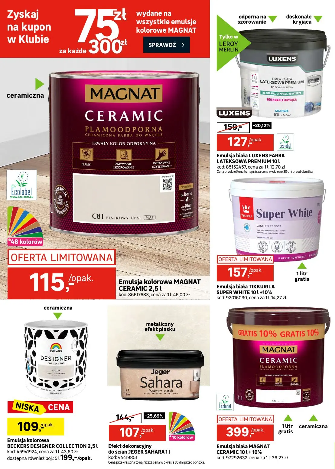 gazetka promocyjna Leroy Merlin Czas na remont w niskich cenach - Strona 16