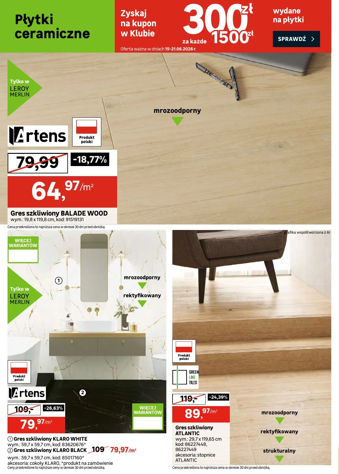 gazetka promocyjna Leroy Merlin Czas na remont w niskich cenach - Strona 22
