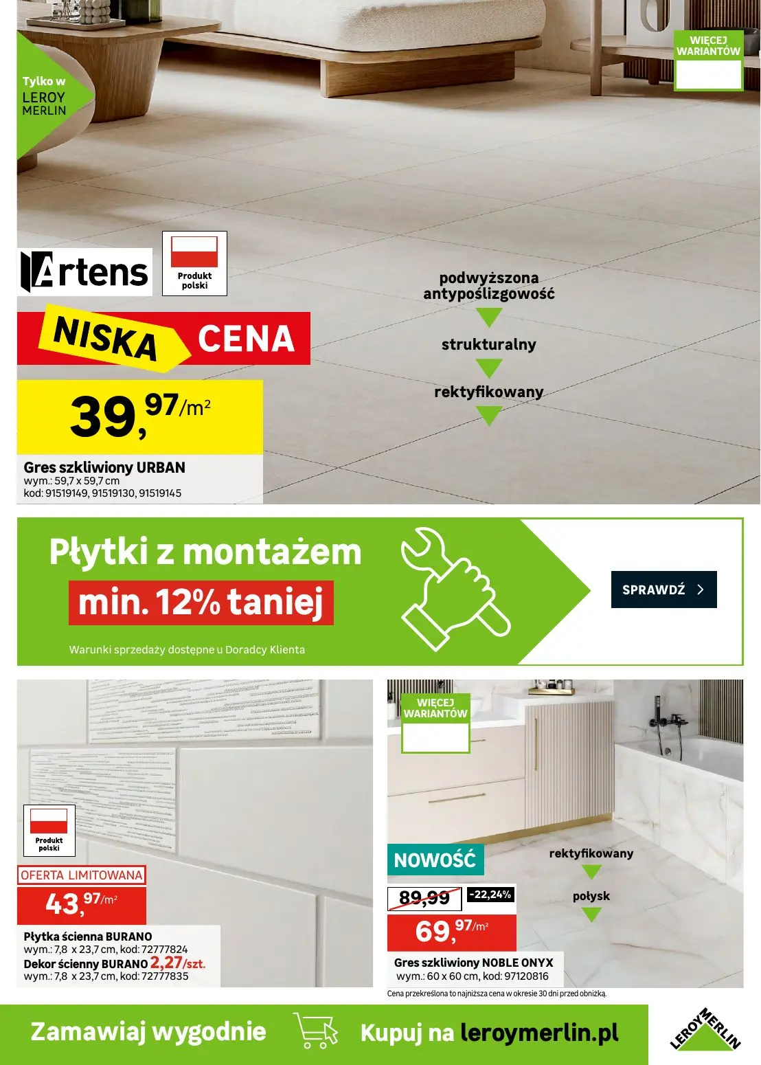 gazetka promocyjna Leroy Merlin Czas na remont w niskich cenach - Strona 23