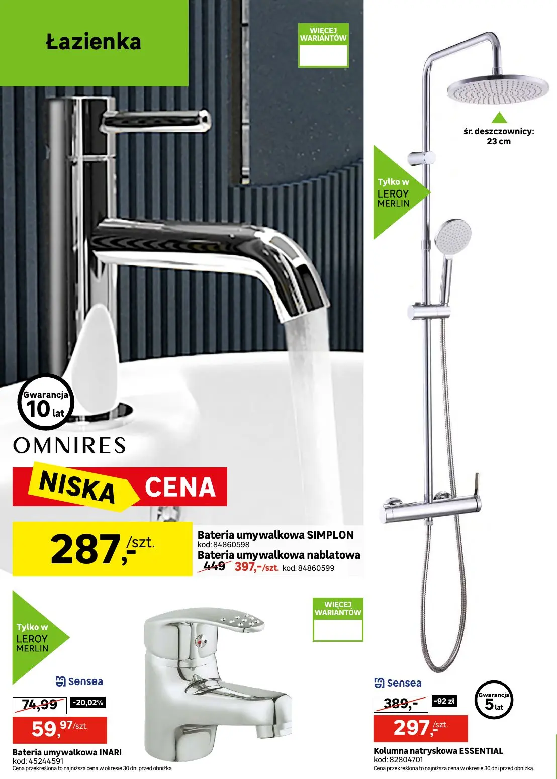 gazetka promocyjna Leroy Merlin Czas na remont w niskich cenach - Strona 30