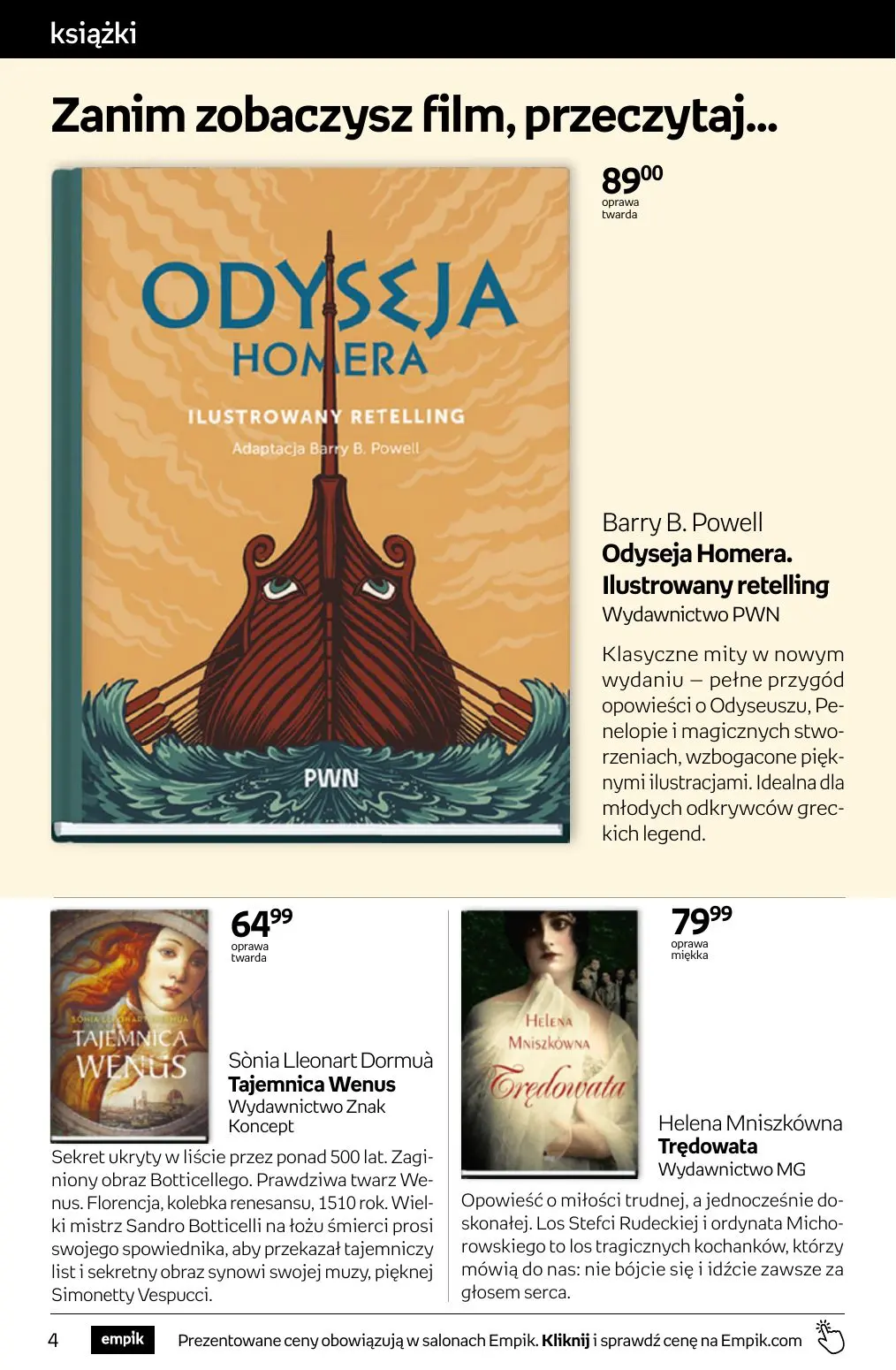 gazetka promocyjna Empik Tom kultury - Strona 4