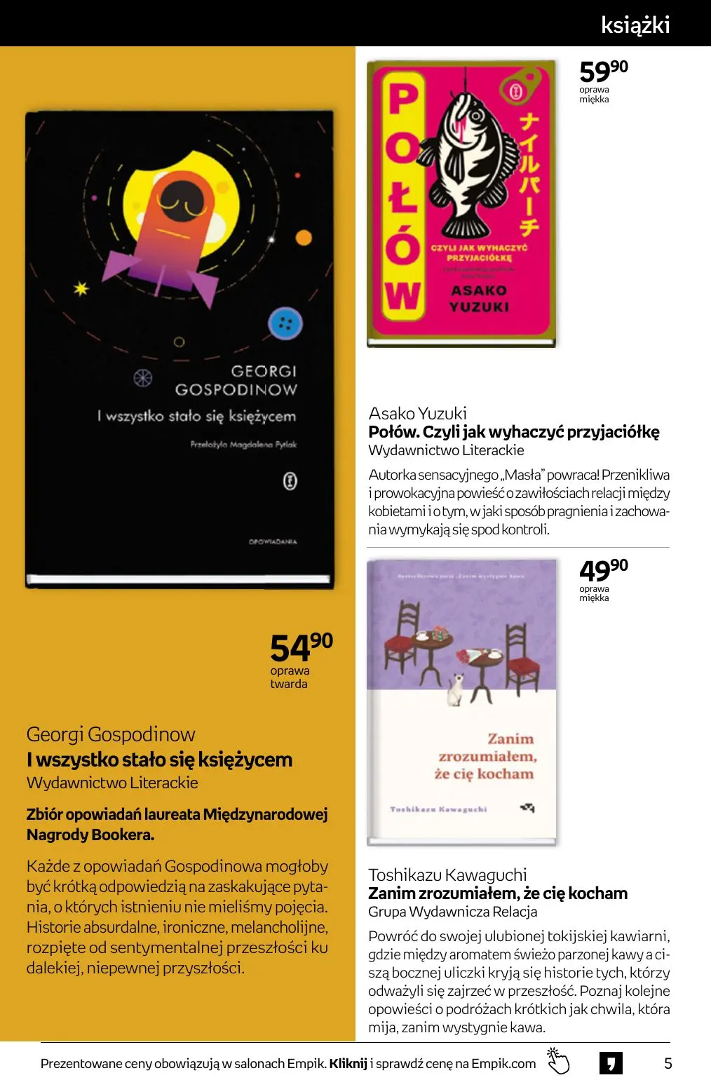 gazetka promocyjna Empik Tom kultury - Strona 5