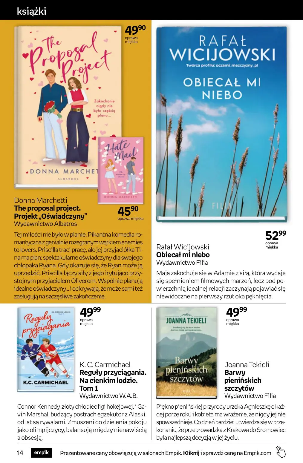 gazetka promocyjna Empik Tom kultury - Strona 14