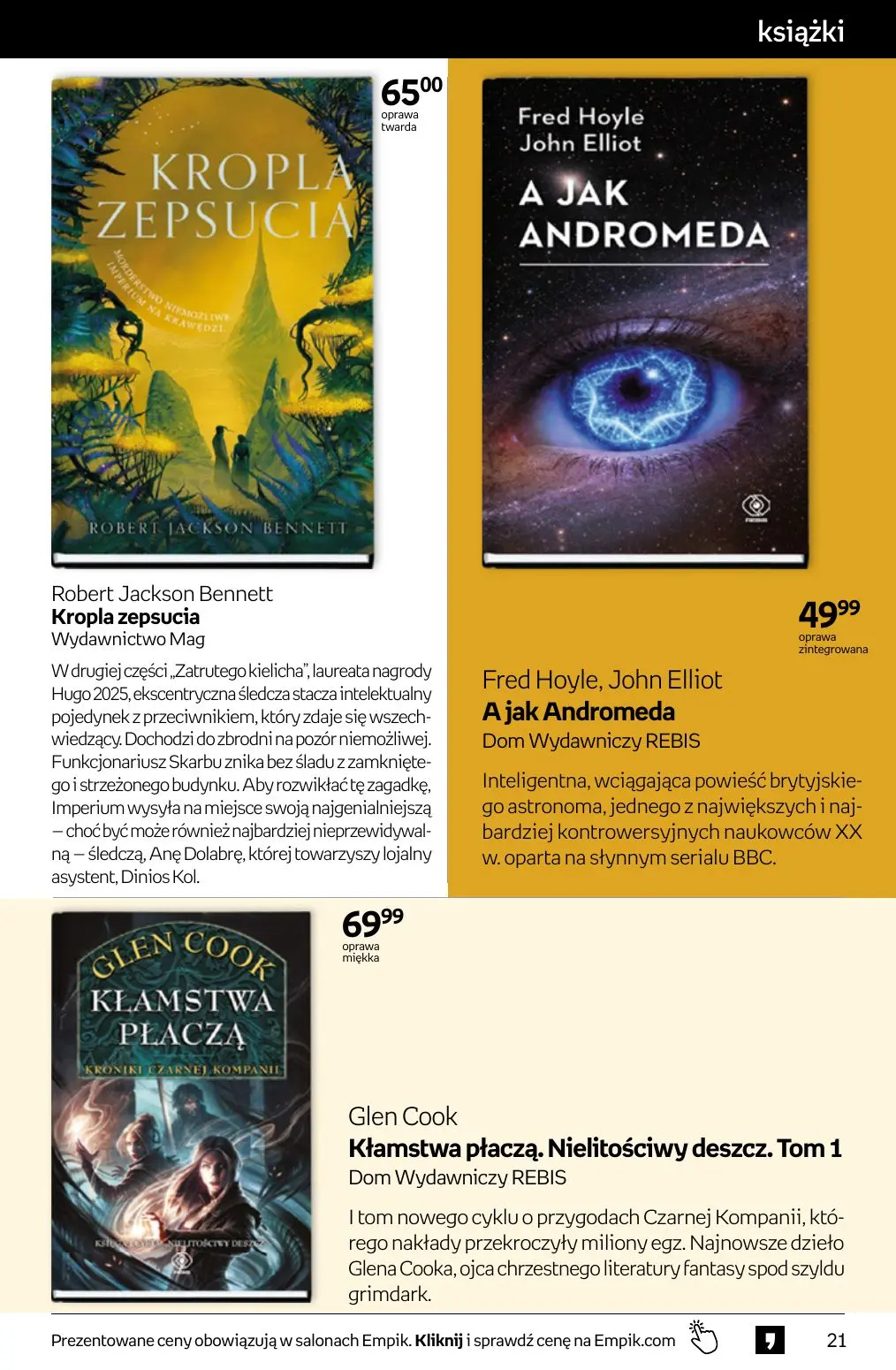 gazetka promocyjna Empik Tom kultury - Strona 21