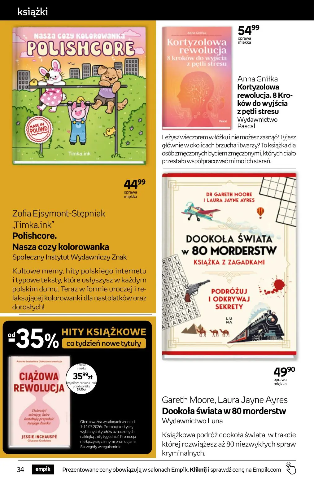gazetka promocyjna Empik Tom kultury - Strona 34