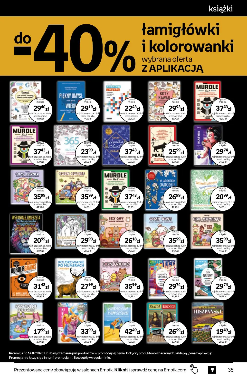 gazetka promocyjna Empik Tom kultury - Strona 35