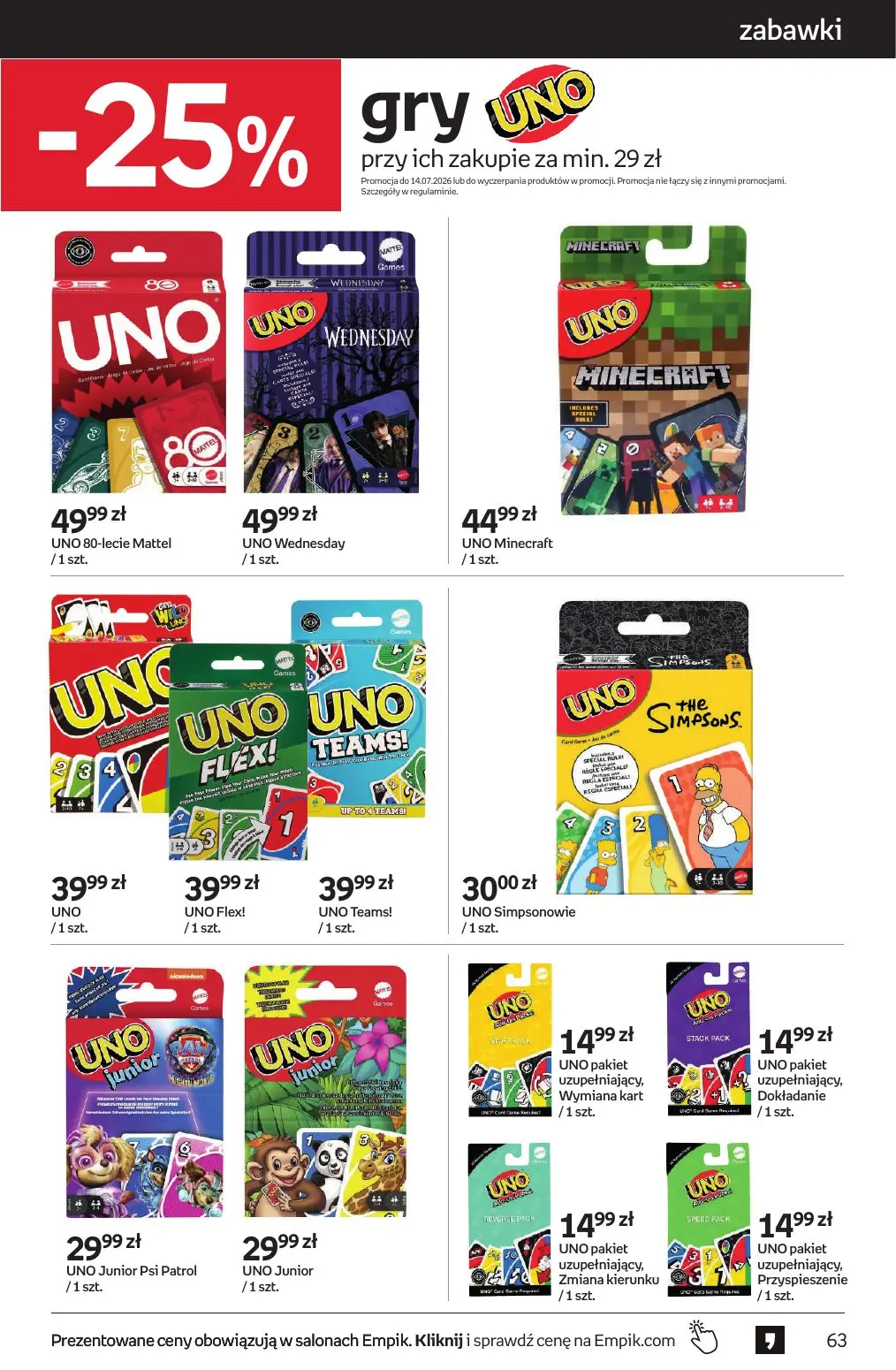 gazetka promocyjna Empik Tom kultury - Strona 63