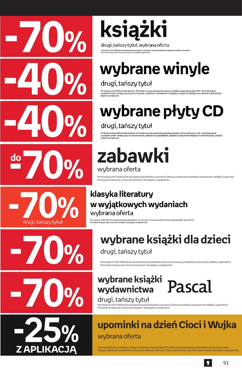 gazetka promocyjna Empik Tom kultury - Strona 91