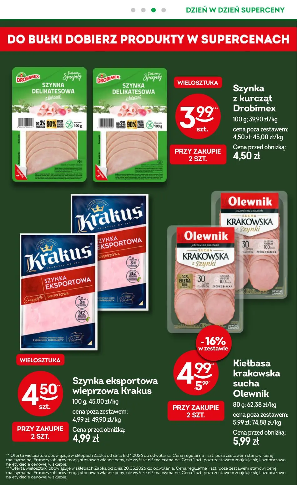 gazetka promocyjna Żabka Codzienne produkty - Strona 4