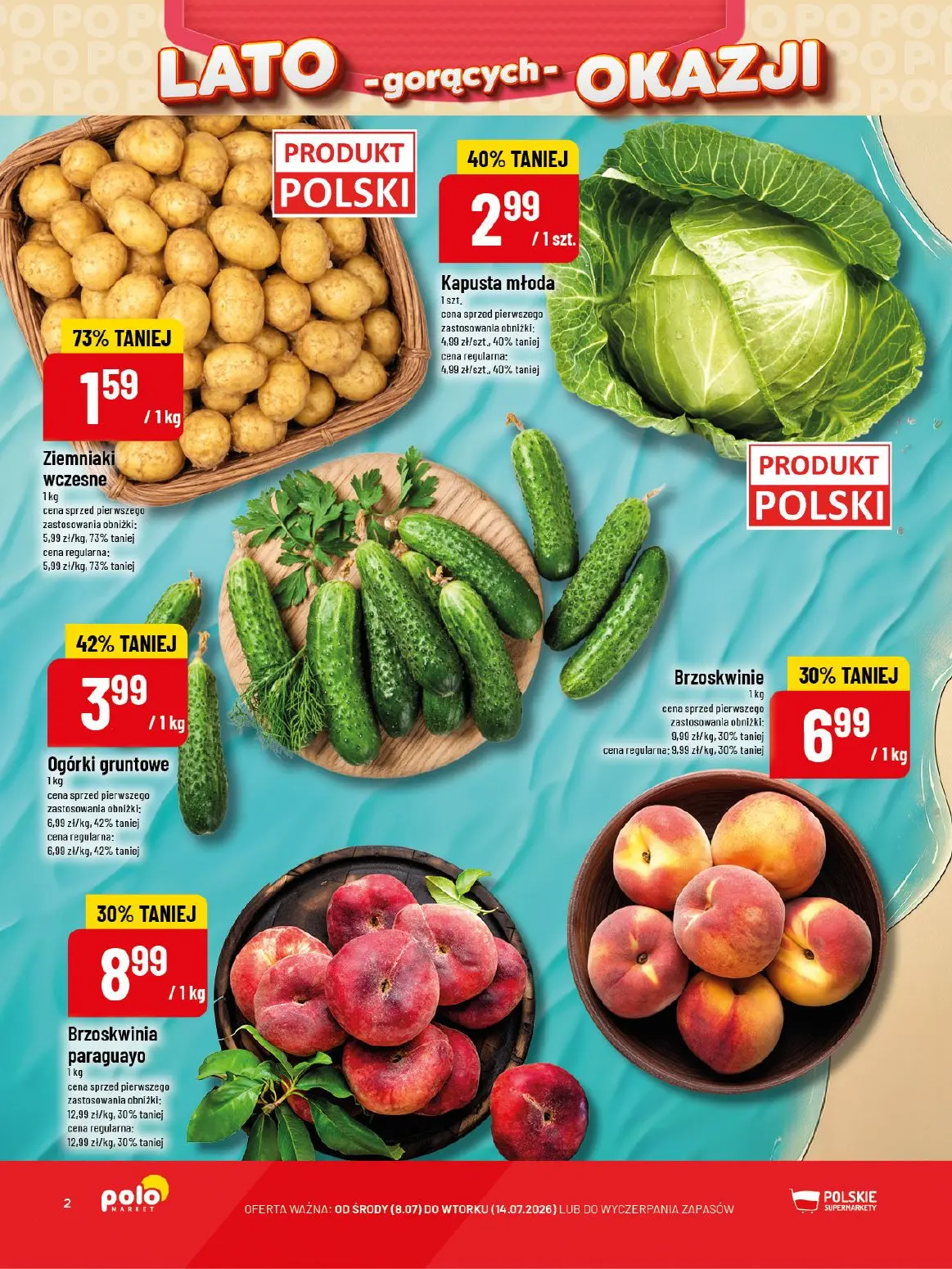gazetka promocyjna POLOmarket Lato gorących okazji ☀️⛱️ - Strona 2