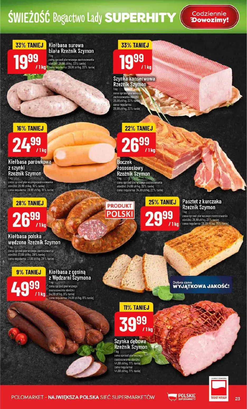 gazetka promocyjna POLOmarket dolnośląskie, śląskie, opolskie, łódzkie, wielkopolskie - Strona 23