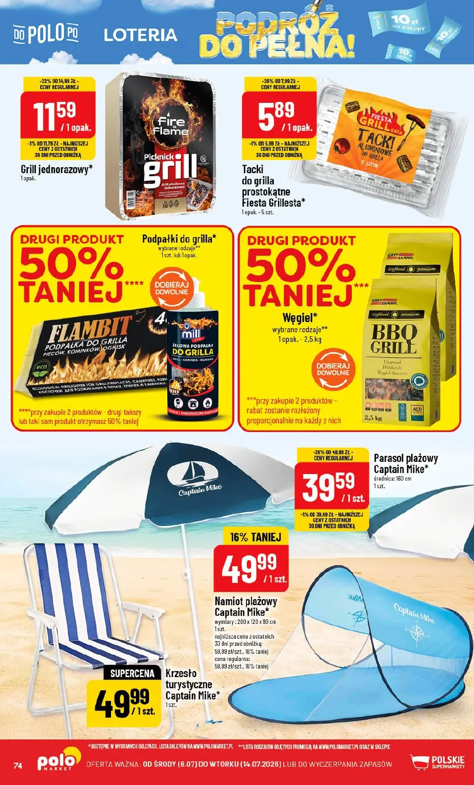 gazetka promocyjna POLOmarket Do POLO po darmowe tankowanie na wakacje 🏖️ - Strona 74