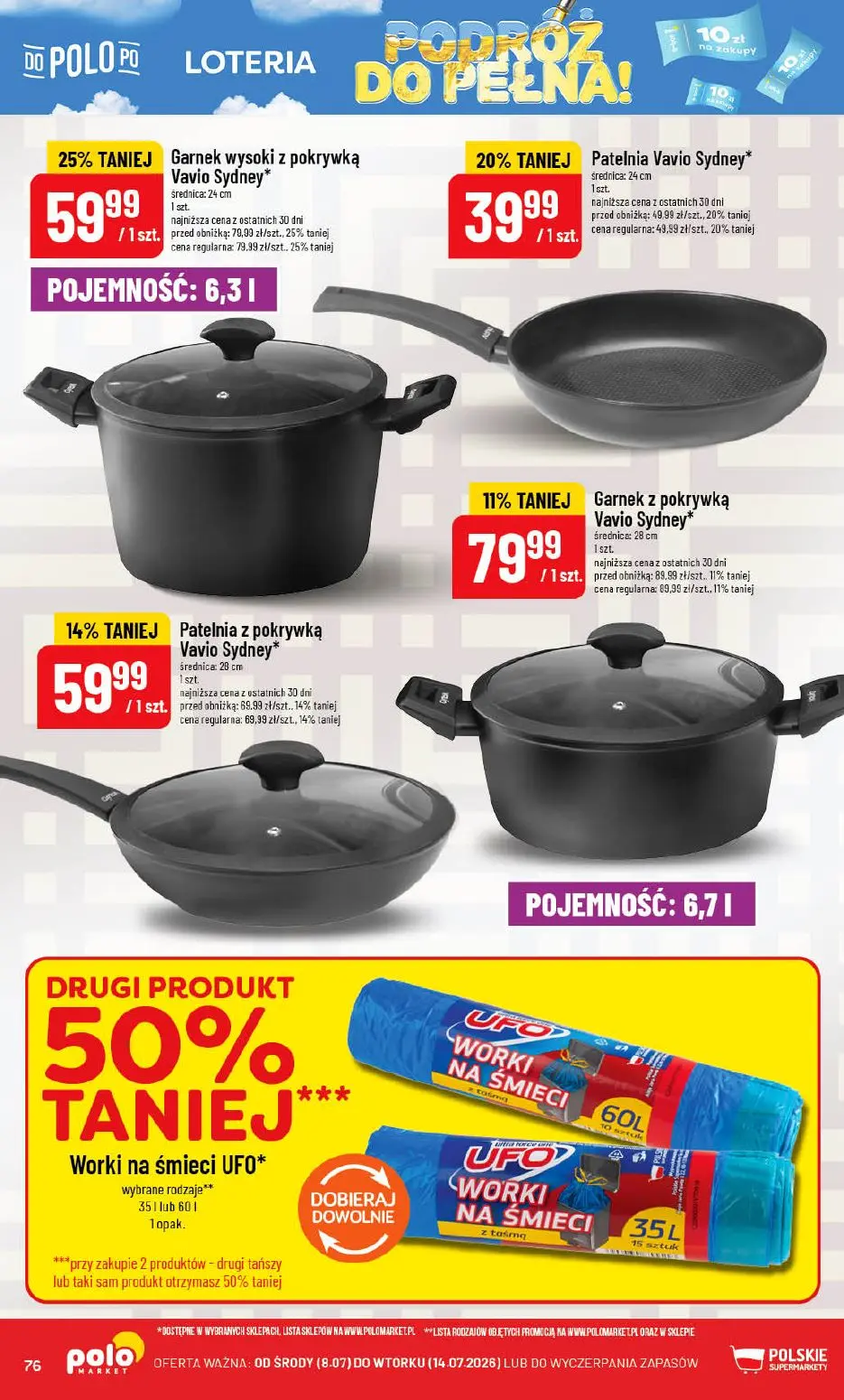 gazetka promocyjna POLOmarket Do POLO po darmowe tankowanie na wakacje 🏖️ - Strona 76